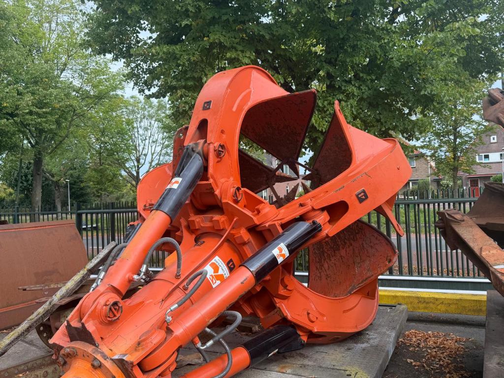 Hydraulische Poliepgrijper voor steen